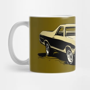 Yellow 68 El Camino Mug